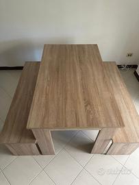 Tavolo da cucina + 2 panche