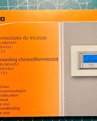 Cronotermostato BTicino LivingLight Tech NT4451