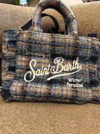 Borsa Midi Saint Barth tartan