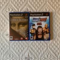 Codice da Vinci e Smack Down vs Raw 2008 Ps2