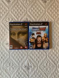 Codice da Vinci e Smack Down vs Raw 2008 Ps2