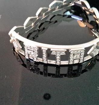 Bracciale in oro 18 kt e brillanti