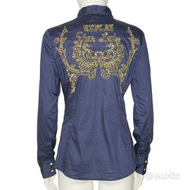 Camicia da donna sciancrata blu di REPLAY - tg. M