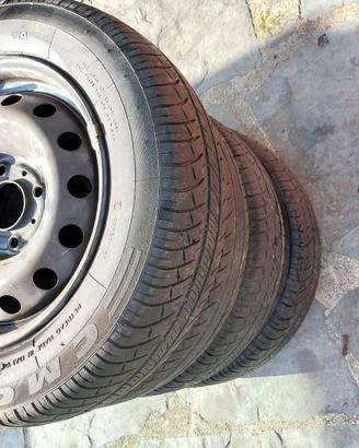 4 Cerchi e gomme Citroen C3  Peugeot