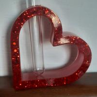 Vaso portafiore a forma di cuore 