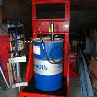 Base Stoccaggio fusti con sollevatore