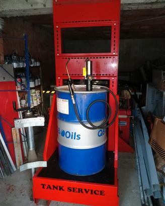 Base Stoccaggio fusti con sollevatore
