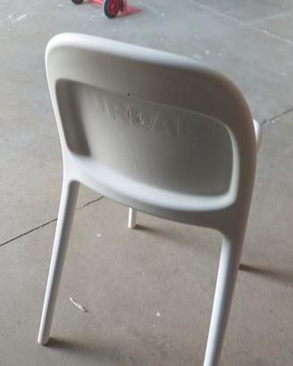 Sedia URBAN IKEA bianco opaco