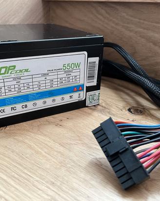 Alimentatore PC 550W Topcool testato funzionante