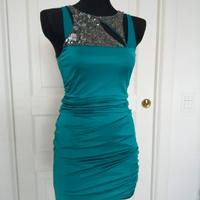 Abito da sera verde smeraldo Faith Connexion