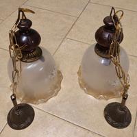 Coppia di lampade vintage