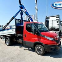 IVECO DAILY 35c120 ribaltabile + gru FERRARI, km 1