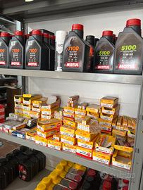olio, candele, liquido refrigerante