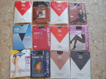 Collant donna 29 paia Golden Lady-SiSi-Omsa-Pompea