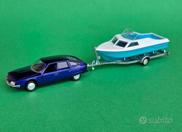 Citroen CX + Rimorchio Barca Norev Maxi Jet Metal