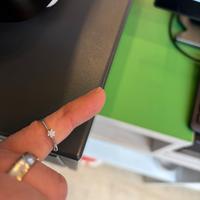 Solitario oro bianco