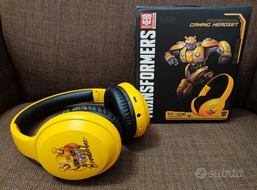 Cuffie Gaming Wireless + Cavo Transformers NUOVE