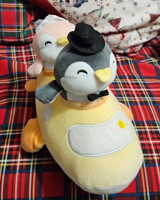 MINISO Peluche Pinguini sposi sull’Aereo NUOVO