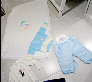 Set stock abbigliamento neonato 6/18 mesi