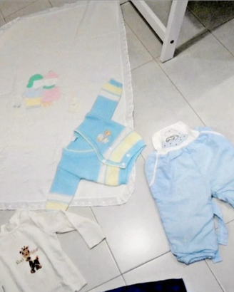 Set stock abbigliamento neonato 6/18 mesi