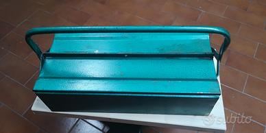 Cassetta attrezzi vintage metallo
