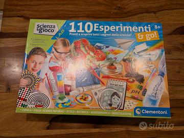 Set 110 esperimenti, gioco creativo Clementoni + 8