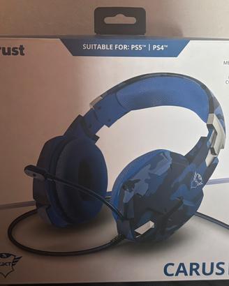 Cuffie Carus  blue camo