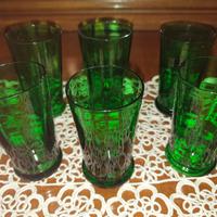 Set da 6 Bicchieri da Liquore  "Verde di Empoli"