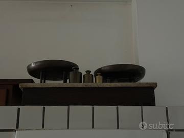 BILANCIA A STADERA, FERRO STIRO E ANTIQU. RURALE