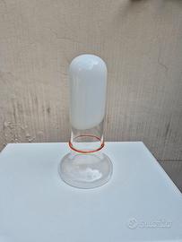Lampadario vetro trasparente e opaco