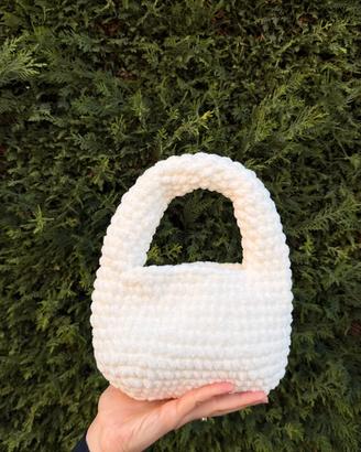 Borsa Hobo uncinetto fatta a mano