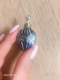 Bottiglia profumo vintage tedesca in vetro