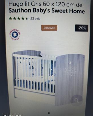 Letto bambini Sauthon