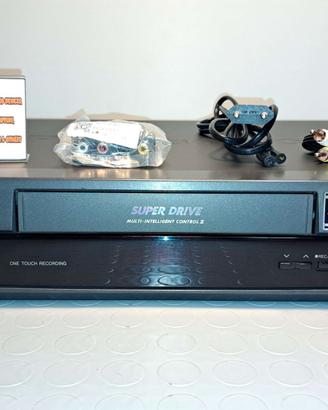 VIDEOREGISTRATORE VHS PANASONIC NVSJ203 HIFI +CAVI