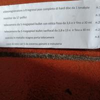 impianto di videosorveglianza 