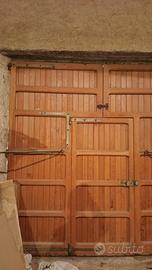 portone in legno iroko  3mt x3mt 