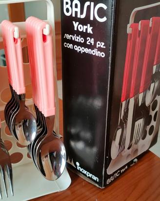 Servizio 24 posate rosa