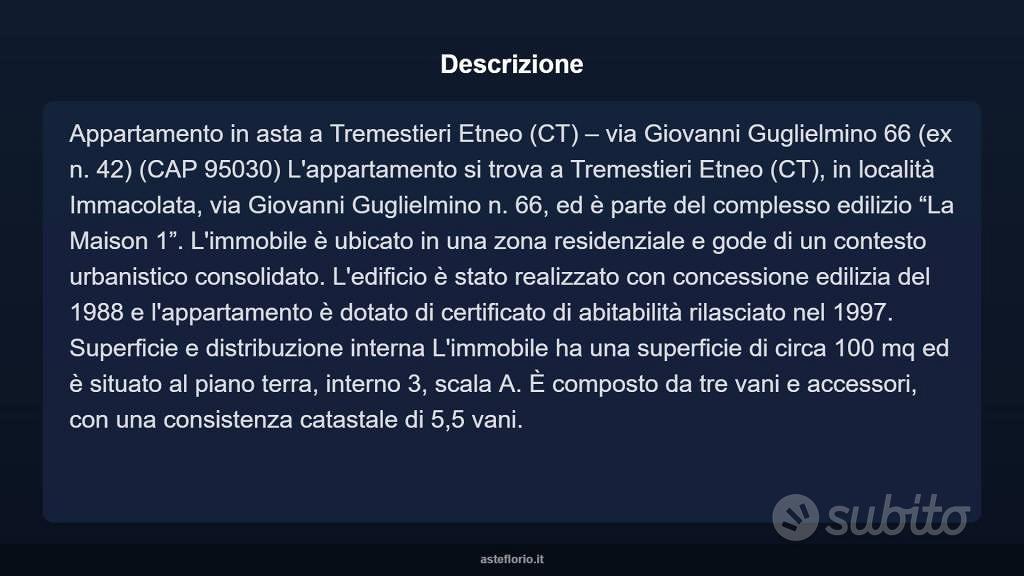 Appartamento – Tremestieri Etneo, Immacolata, Catania - Vista 3