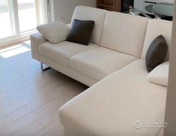 DIVANO CUBO ROSSO CHAISE LONGUE