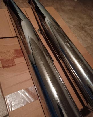 Marmitte terminali scarichi moto guzzi v35 v50