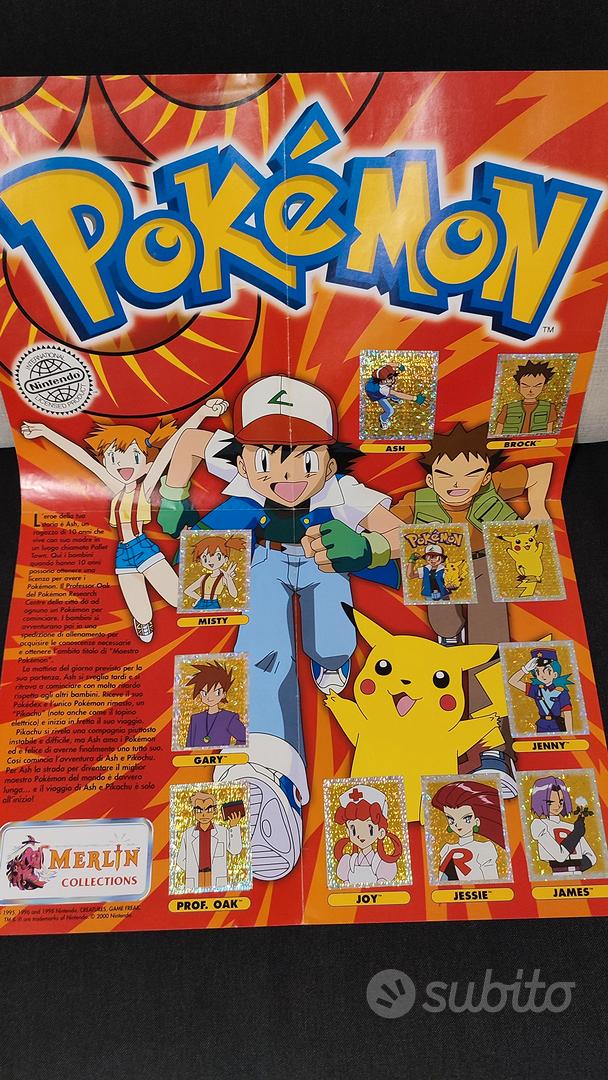 Poster album figurine Pokemon Merlin Collection - Collezionismo In ...