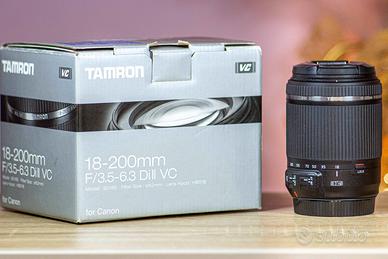 Tamron 18-200mm f3.5-6.3 DI VC per Canon EF-mount