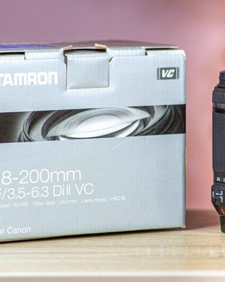 Tamron 18-200mm f3.5-6.3 DI VC per Canon EF-mount