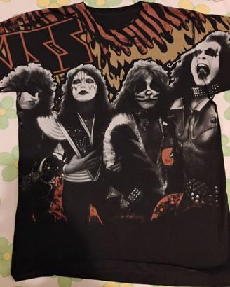 Maglietta gruppo musicale KISS tg. M/L