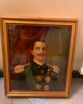 Oleografia vittorio Emanuele III