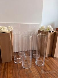 Vasi cilindrici alti 50 cm matrimonio