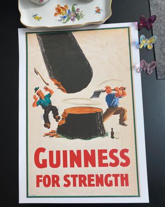 Poster stampa birra Guinness collezione bar quadro