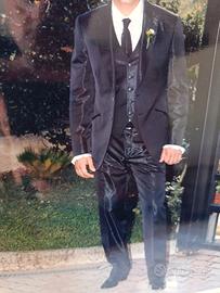 Vestito da sposo completo + scarpe e  cinta