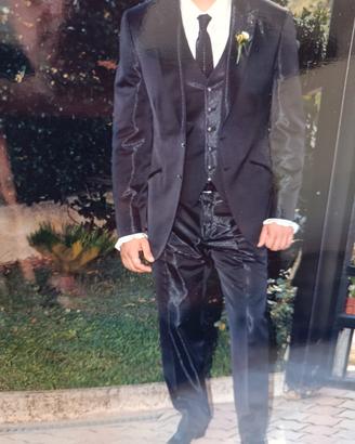 Vestito da sposo completo + scarpe e  cinta