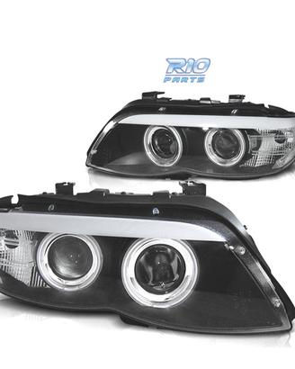 FARI XENON BMW X5 E53 03-07 ANGEL EYES CCFL FONDO 